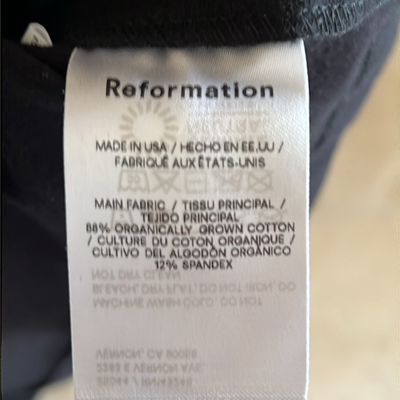 REFORMATION Front Ruched Mini Dress - Picture 6 of 7